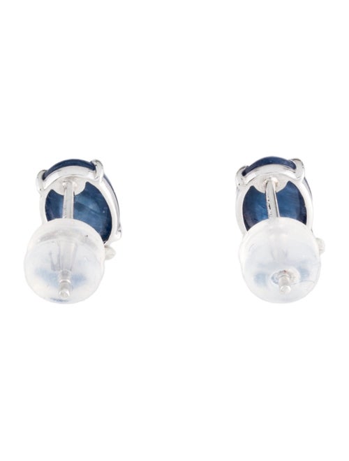 Earrings Platinum 2.40ctw Sapphire Stud Earrings