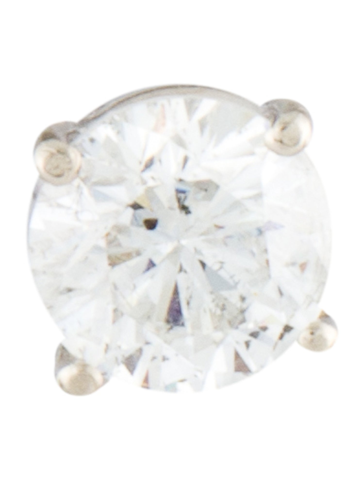 Earrings 14K Diamond Single Stud Earring