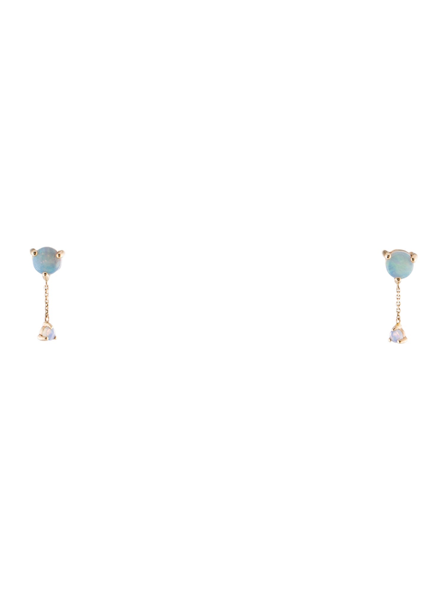 Earrings 14K Opal Drop