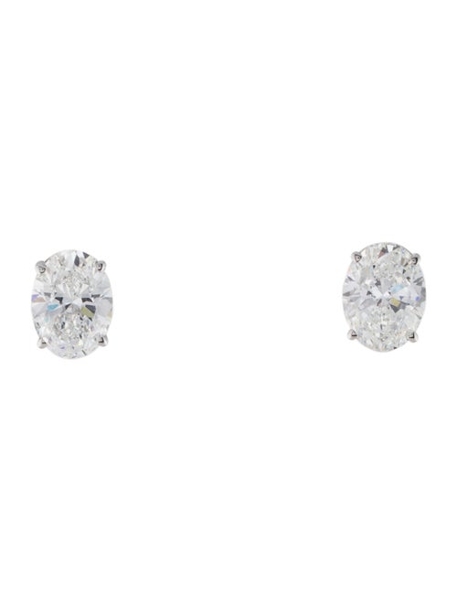 Earrings 14K 3.11ctw Lab-Grown Diamond Stud Earrings