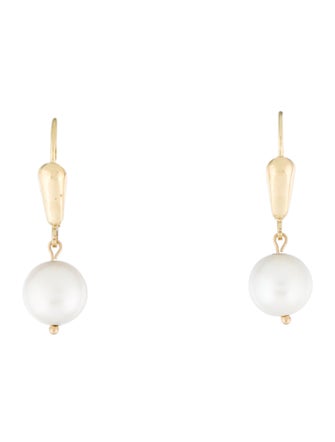 Earrings 14K Pearl Drop Earrings