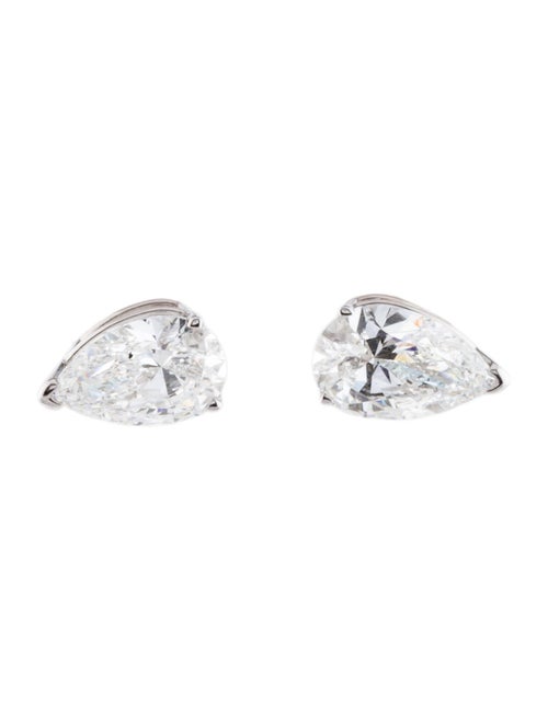 Earrings 14K 2.16ctw Lab-Grown Diamond Solitaire Stud Earrings