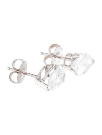Earrings 14K 2.16ctw Lab-Grown Diamond Solitaire Stud Earrings