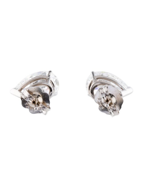 Earrings 14K 2.16ctw Lab-Grown Diamond Solitaire Stud Earrings