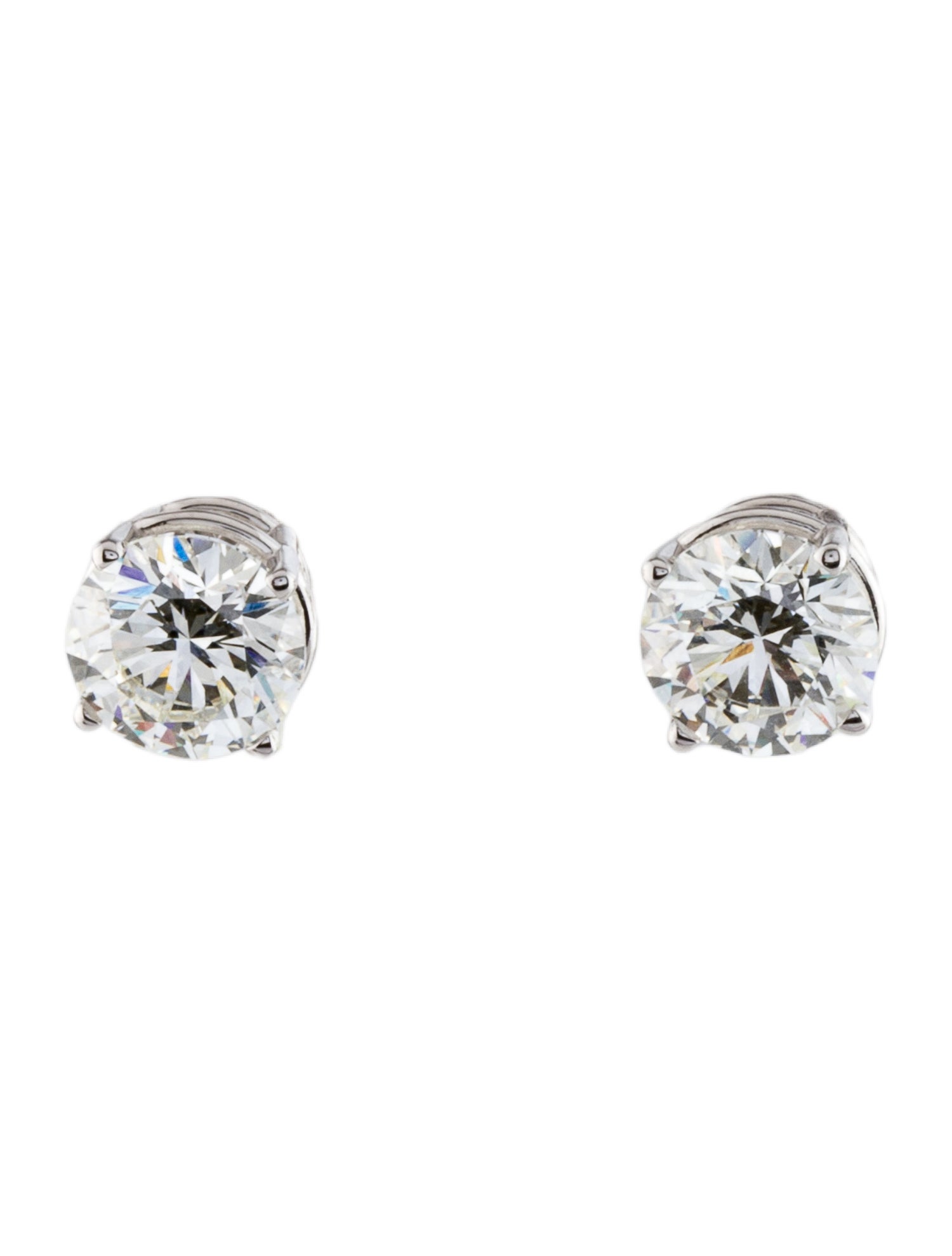 Earrings 14K 1.65ctw Lab-Grown Diamond Solitaire Stud