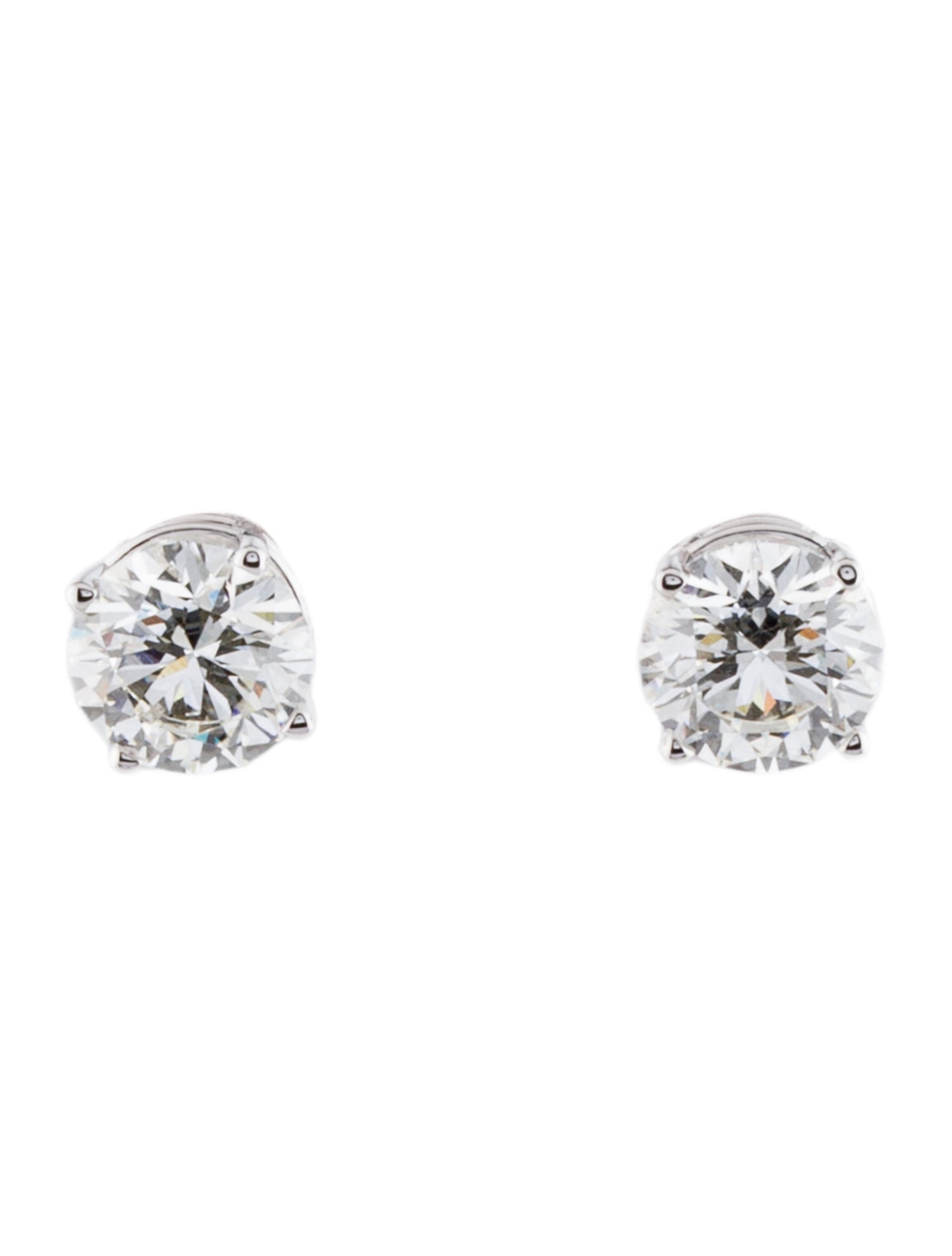 Earrings 14K 1.60ctw Lab-Grown Diamond Solitaire Stud