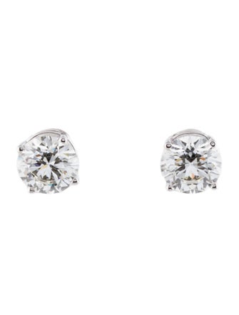 Earrings 14K 1.60ctw Lab-Grown Diamond Solitaire Stud Earrings