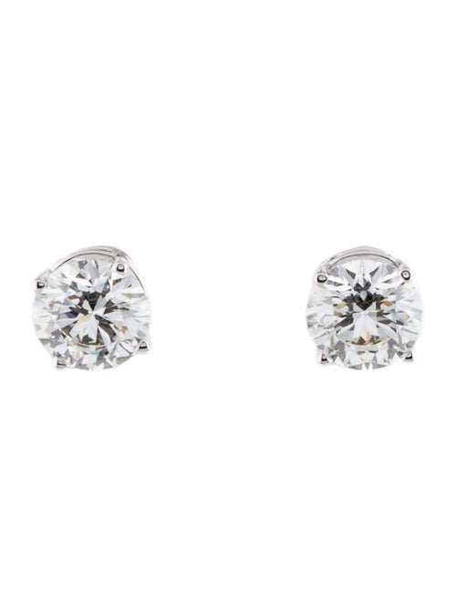 Earrings 14K 1.60ctw Lab-Grown Diamond Solitaire Stud Earrings