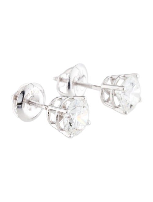 Earrings 14K 1.60ctw Lab-Grown Diamond Solitaire Stud Earrings