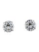 Earrings 14K 3.51ctw Lab-Grown Diamond Solitaire Stud Earrings