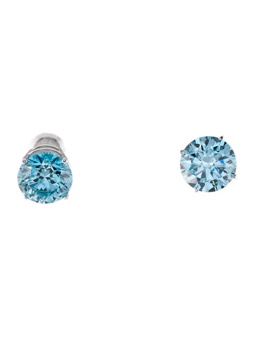 Earrings 14K 4.88ctw Lab-Grown Diamond Solitaire Studs