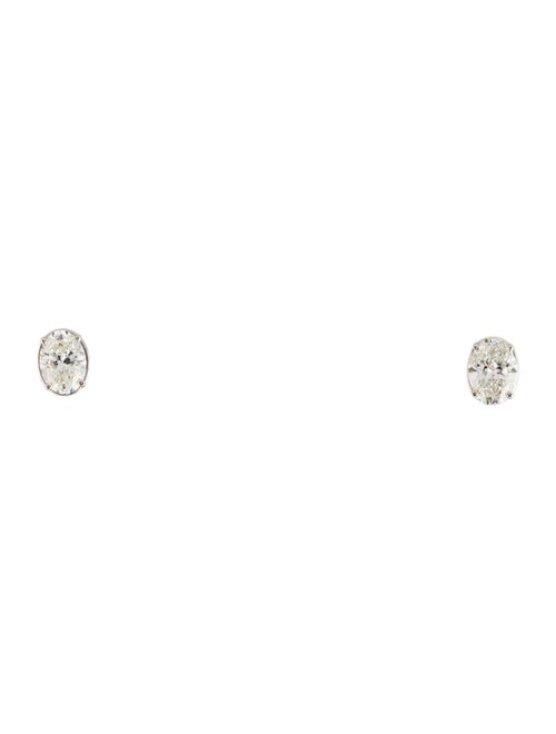 Earrings 14K 2.50ctw Lab-Grown Diamond Solitaire Stud Earrings