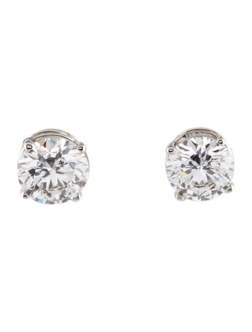 Earrings 14K 1.50ctw Lab-Grown Diamond Solitaire Stud Earrings