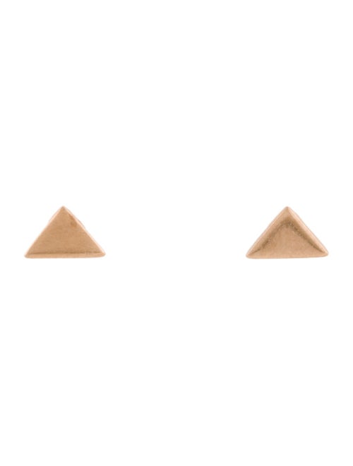 Earrings 14K Triangle Stud Earrings