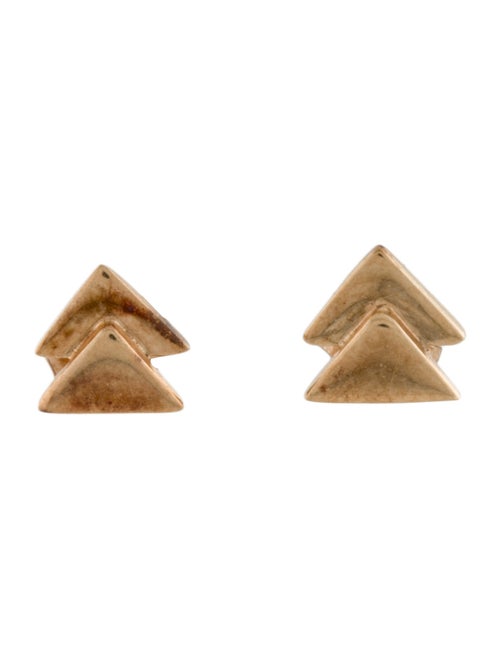Earrings 10K Geometric Stud Earrings
