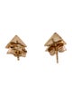 Earrings 10K Geometric Stud Earrings