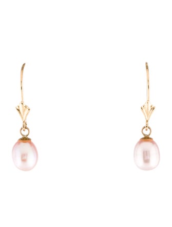 Earrings 14K Pearl Drop Earrings
