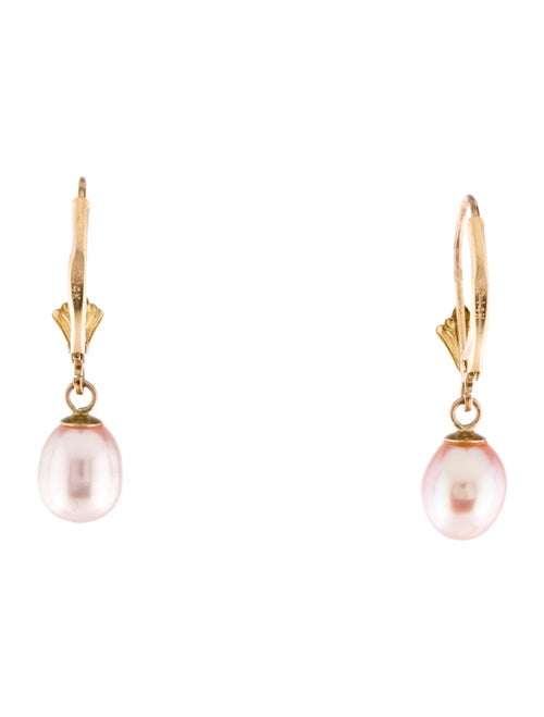 Earrings 14K Pearl Drop Earrings