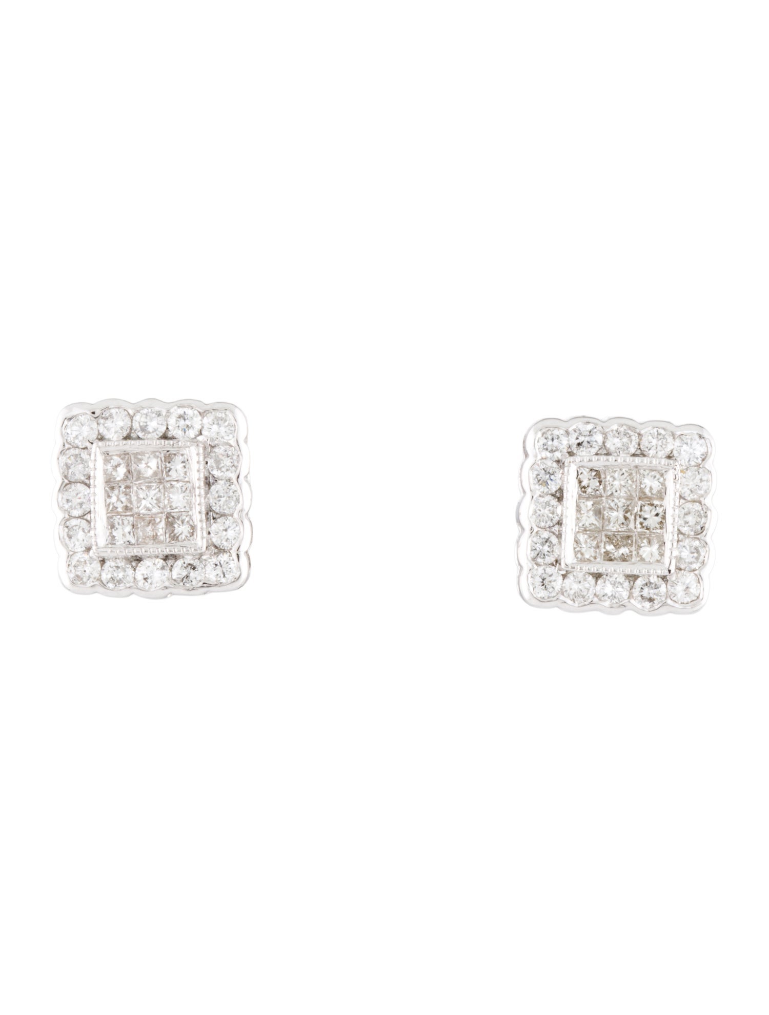 Earrings 14K 1.01ctw Diamond Stud