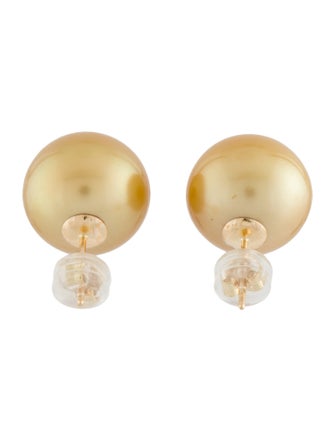 Earrings 18K Pearl Stud Earrings