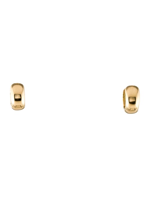 Earrings 18K Chunky Huggie Hoop Earrings