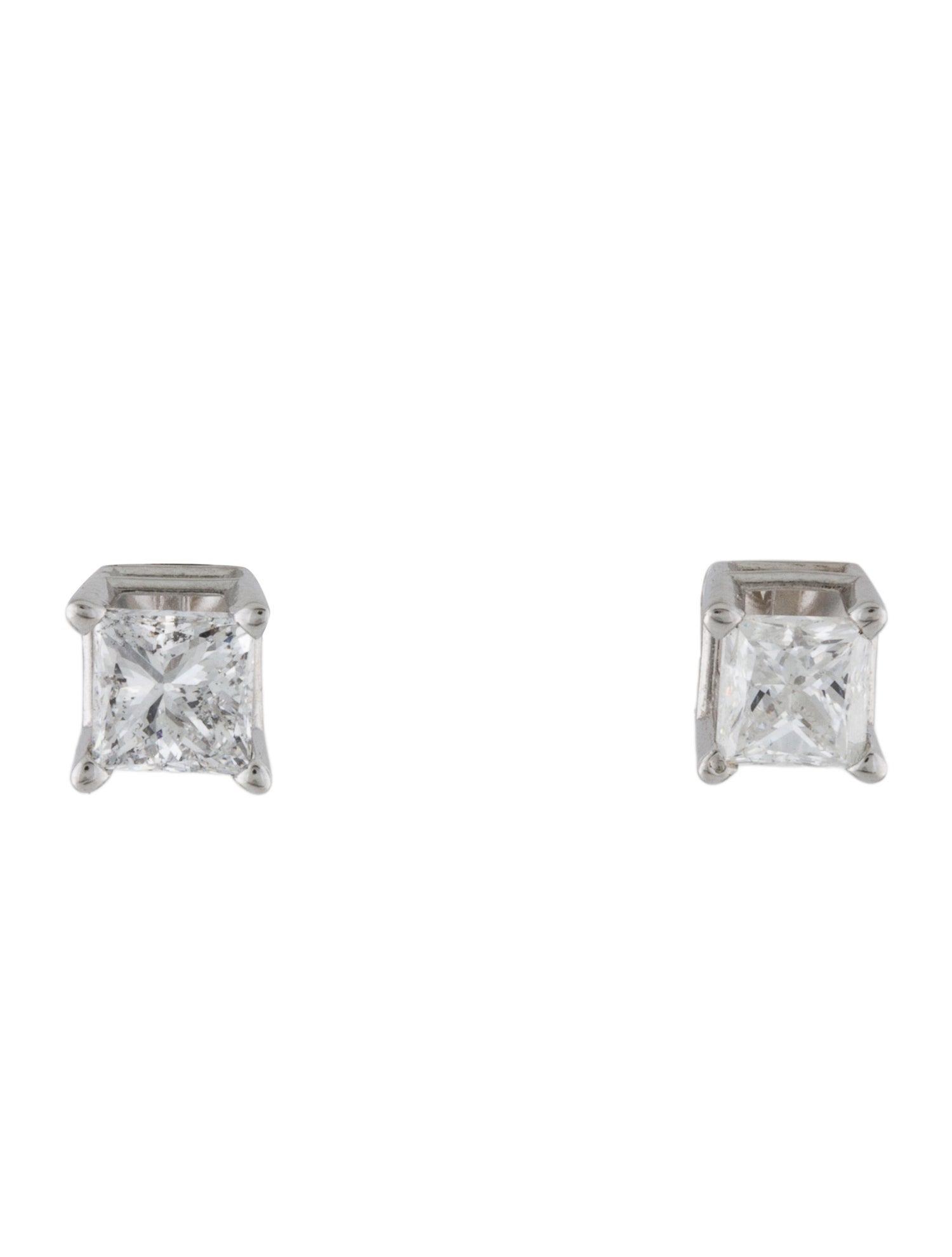 Earrings 18K 1.00ctw Diamond Stud