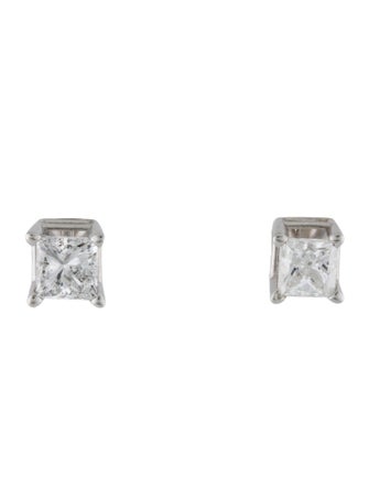 Earrings 18K 1.00ctw Diamond Stud Earrings