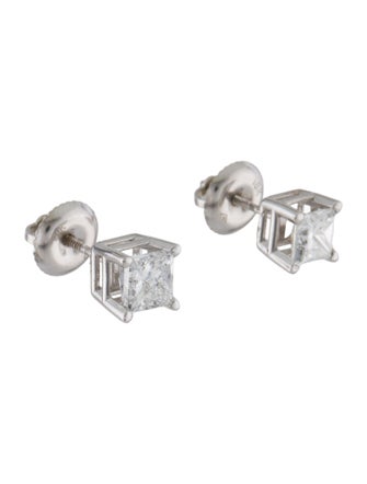 Earrings 18K 1.00ctw Diamond Stud Earrings