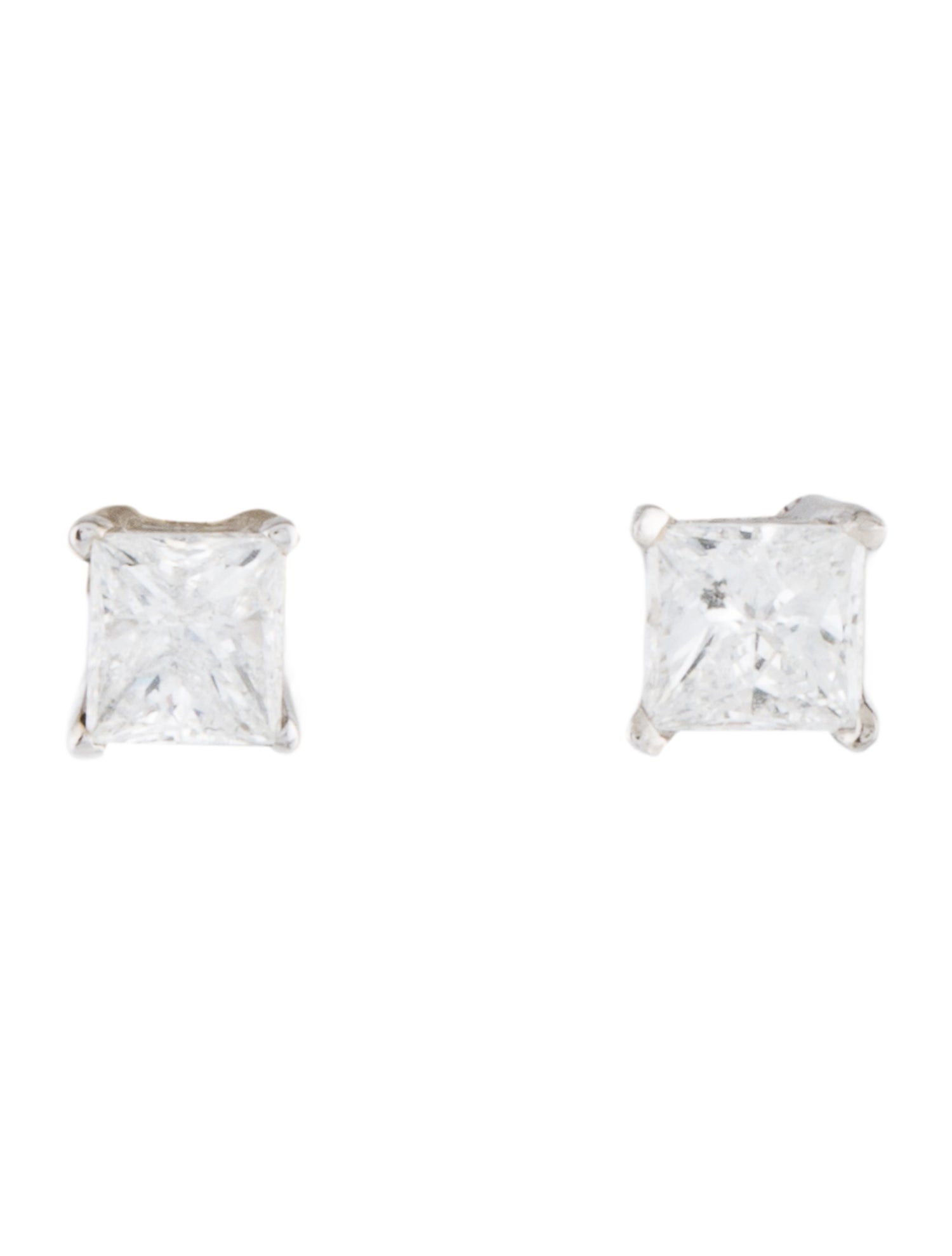 Earrings 14K 1.01ctw Diamond Solitaire Stud