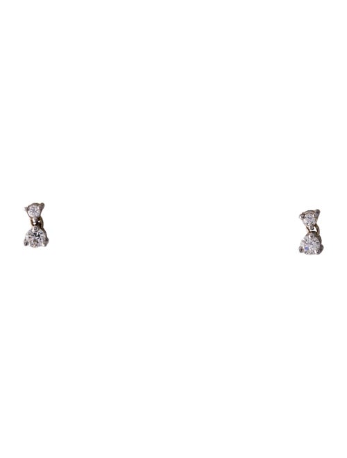 Earrings 14K Diamond Drop Earrings