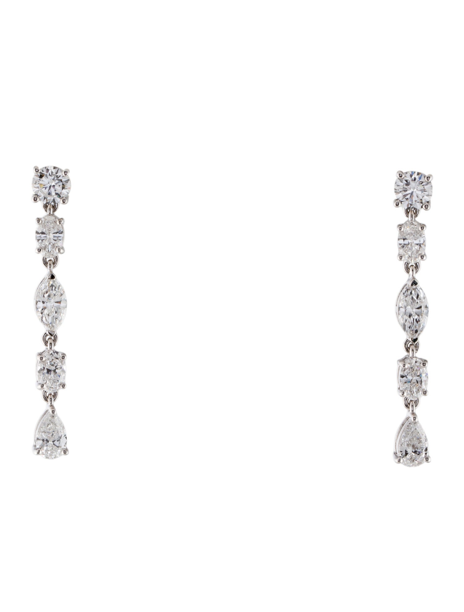 Earrings 14K 2.10ctw Lab-Grown Diamond Drop Earrings