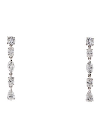 Earrings 14K 2.10ctw Lab-Grown Diamond Drop Earrings