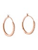 Earrings 14K Diamond Hoop Earrings Set