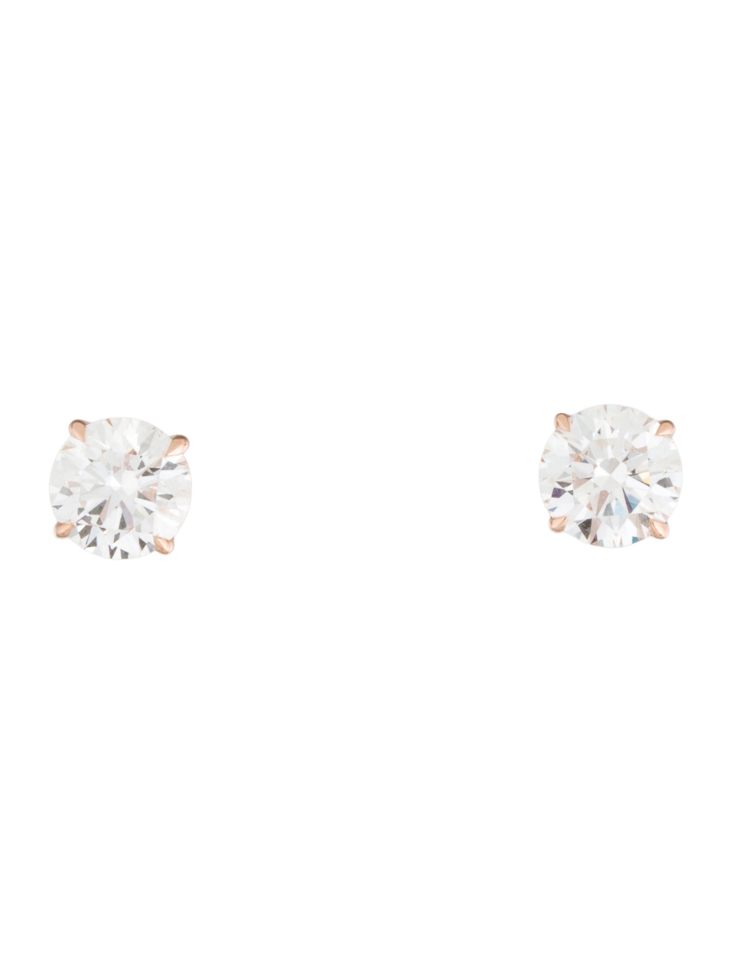 Earrings 14K 4.04ctw Lab-Grown Stud