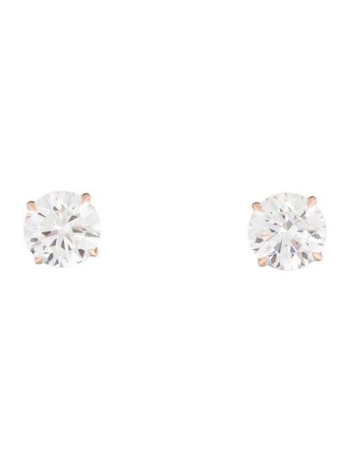 Earrings 14K 6.08ctw Lab-Grown Stud Earrings