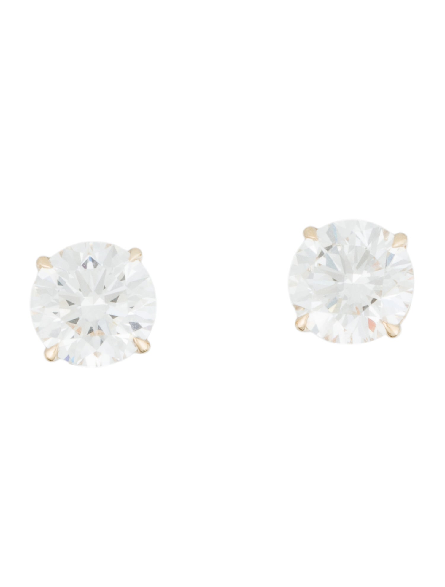 Earrings 14K 3.13ctw Lab-Grown Diamond Stud Earrings
