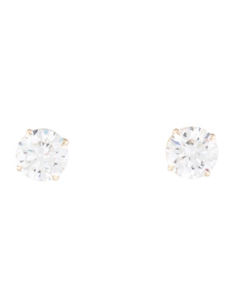 Earrings 14K 4.11ctw Lab-Grown Diamond Stud Earrings