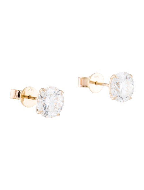 Earrings 14K 4.11ctw Lab-Grown Diamond Stud Earrings