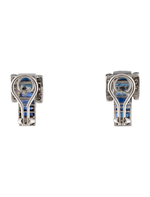 Earrings Sapphire & Diamond Earclip Earrings