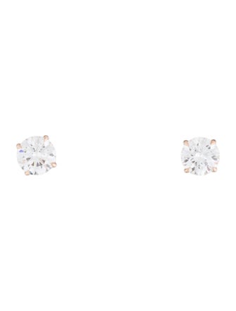 Earrings 14K 2.09ctw Lab-Grown Diamond Stud Earrings