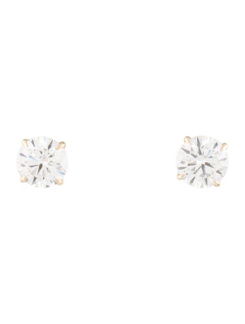 Earrings 14K 3.03ctw Lab-Grown Diamond Stud Earrings