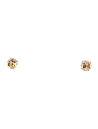Earrings 14K 4.07ctw Lab-Grown Diamond Solitaire Stud Earrings