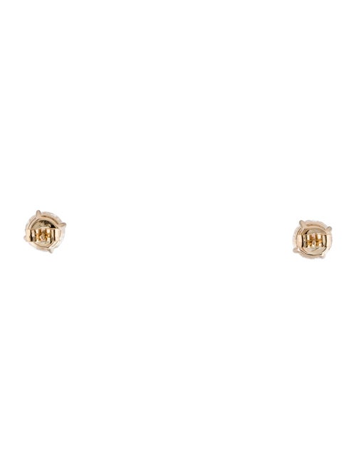 Earrings 14K 4.07ctw Lab-Grown Diamond Solitaire Stud Earrings