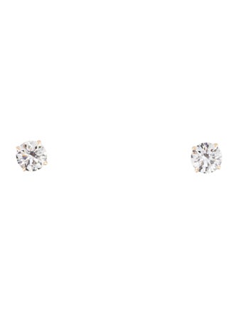 Earrings 14K 6.13ctw Lab-Grown Diamond Stud Earrings