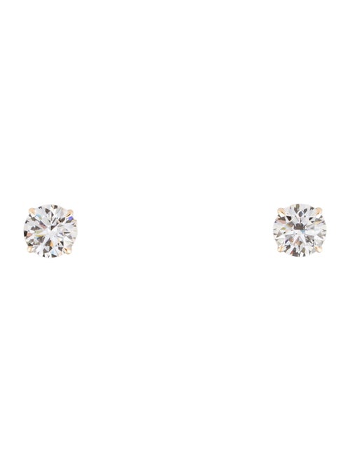Earrings 14K 5.06ctw Lab-Grown Diamond Stud Earrings