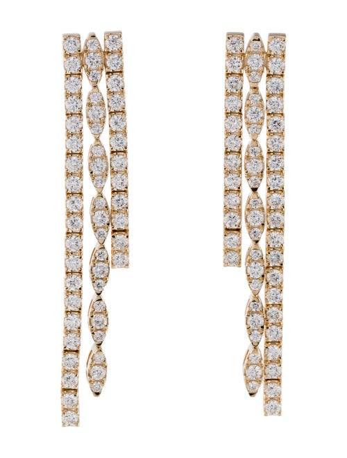 Earrings 14K 5.54ctw Lab-Grown Diamond Drop Earrings