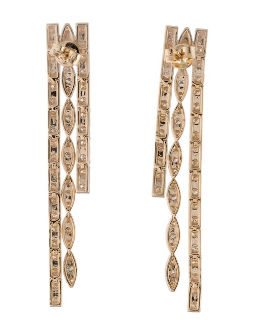 Earrings 14K 5.54ctw Lab-Grown Diamond Drop Earrings