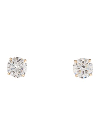 Earrings 14K 3.02ctw Lab-Grown Diamond Stud Earrings