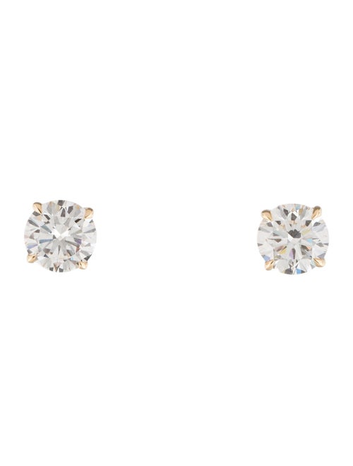 Earrings 14K 3.02ctw Lab-Grown Diamond Stud Earrings