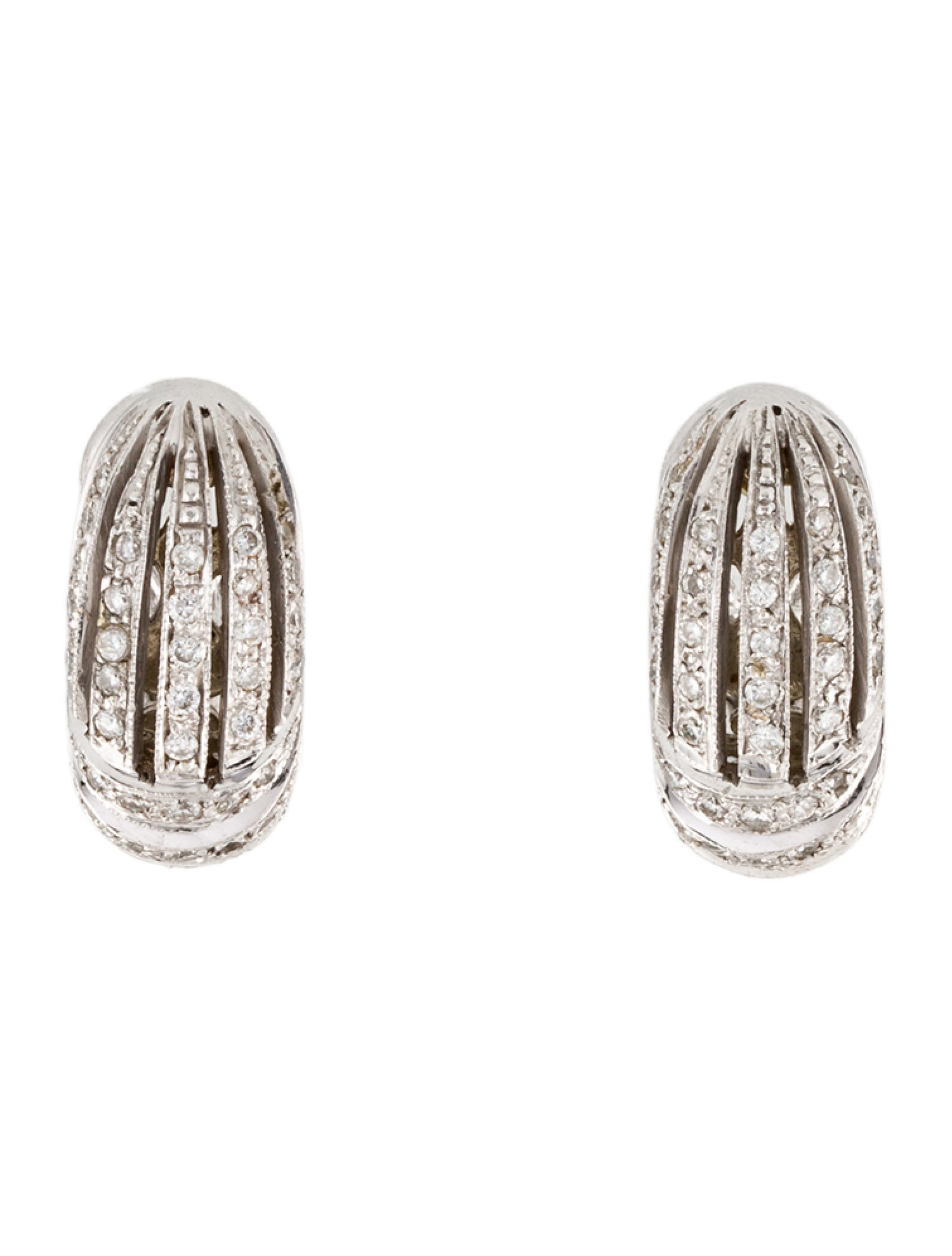 Earrings 18K Diamond Earclip